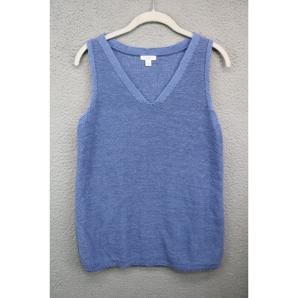 J.Jill Open Knit Sleeveless Tunic-Size Medium-Classic